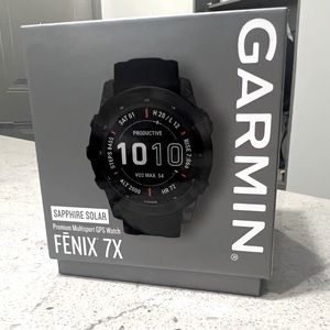 Garmin Fēnix sapphire solar premium multi-sport GPS watch